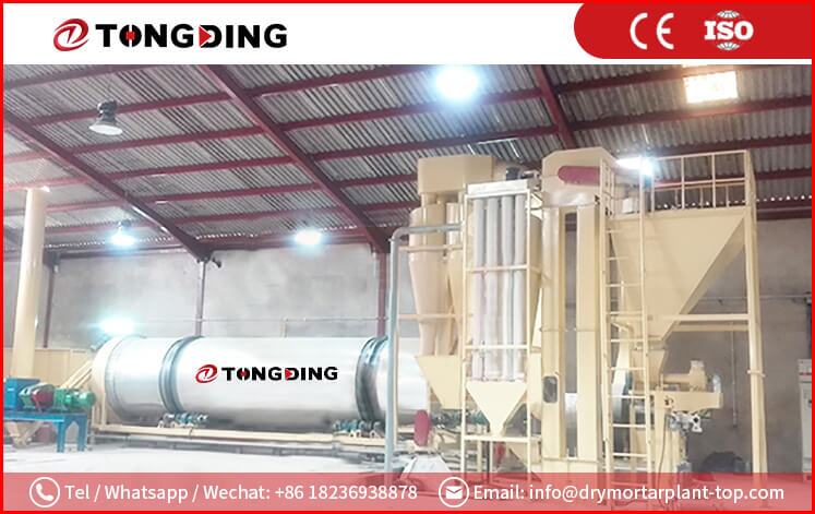 Однобарабанная вращающаяся сушилка