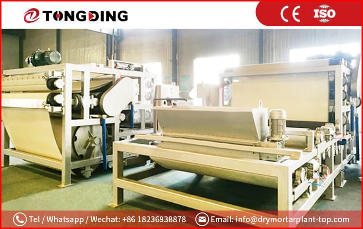 Ленточный дегидратор бобовых отходов