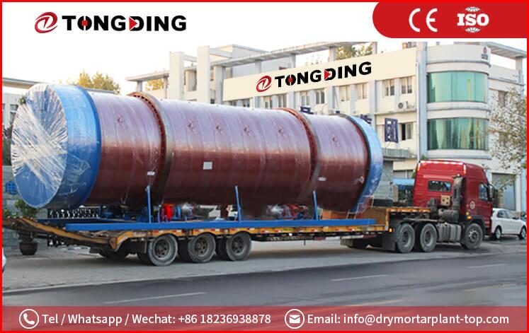 Трехканальная барабанная вращающаяся сушилка