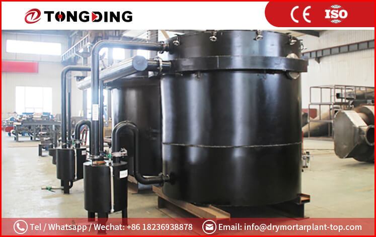 Вертикальная печь для карбонизации биомассы