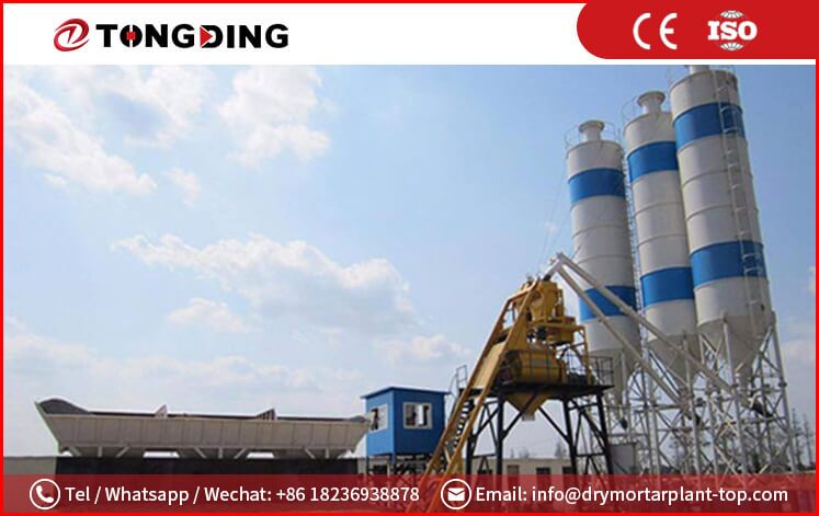 HZS75 бетоносмесительная установка